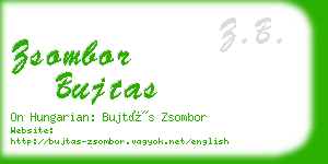 zsombor bujtas business card